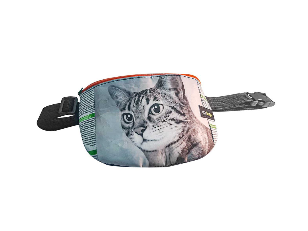 waist bag essentials cat food package gray