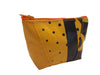 necessaire mini publicity banner yellow & black dots