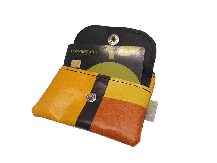 pop purse chocolate package tropical yellow