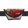 sunglasses case dog food package bright red