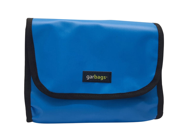 handlebar bag publicity banner solid blue