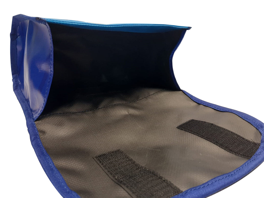 handlebar bag cat food package blue & yellow