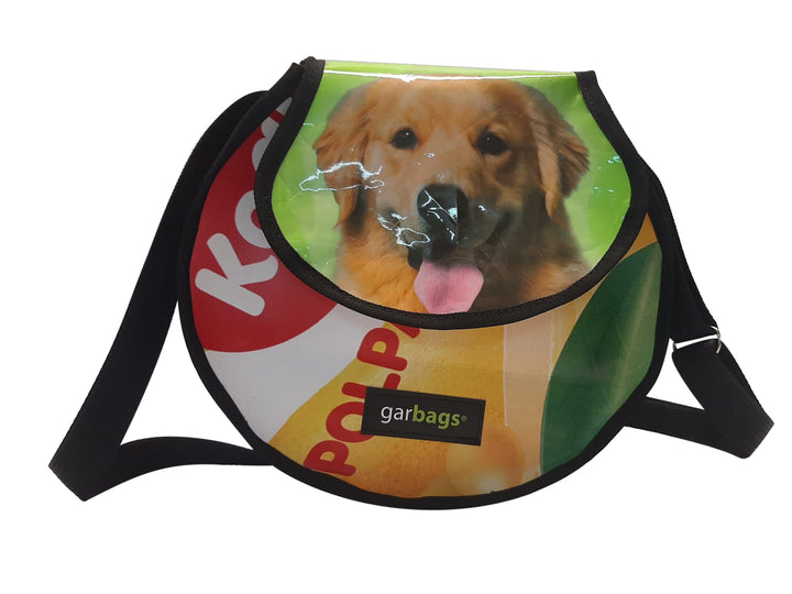 espresso bag dog food package green & yellow