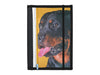 notebook A5 dog food package black yellow
