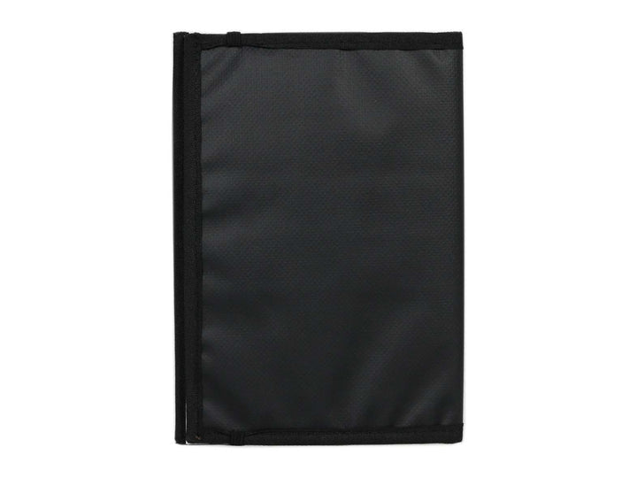 notebook A5 publicity banner green black