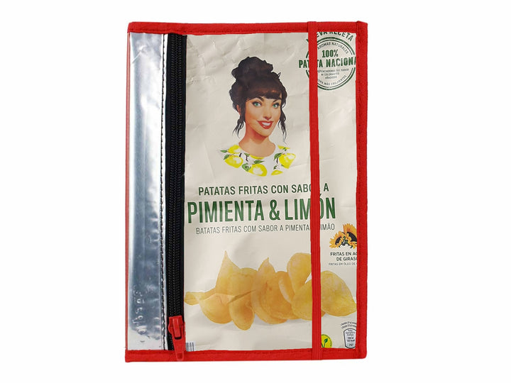 notebook A5 chips package white