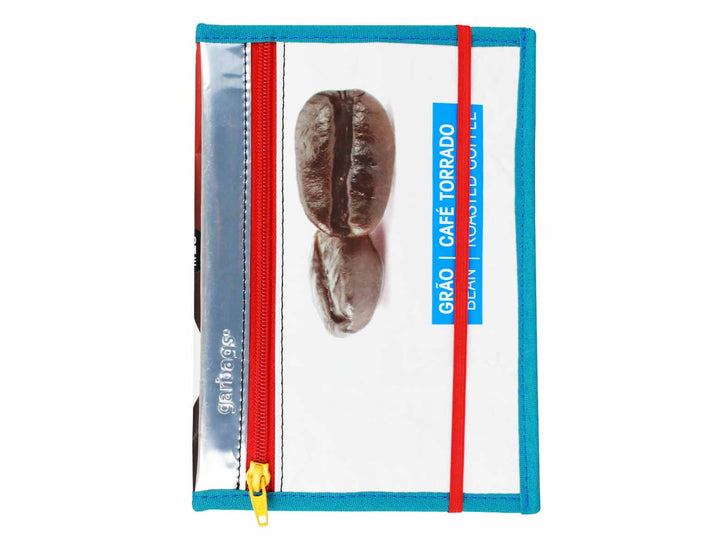 notebook A5 coffee package blue & white