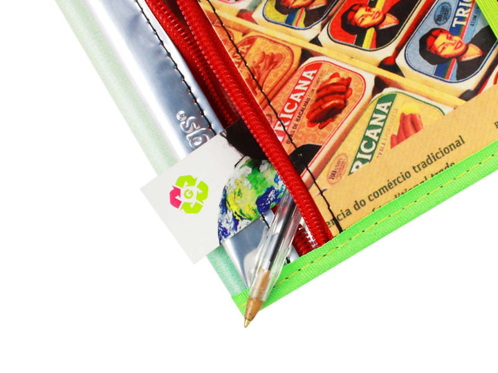 NOTEBOOK A5 BANNER FISH CANS GREEN - Garbags