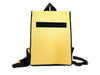 backpack base publicity banner yellow