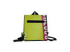 backpack XS base publicity banner yellow & hot pink