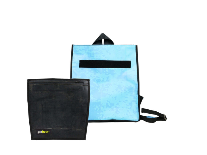 backpack XS publicity banner & inner tube blue