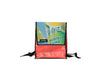 backpack XS publicity banner blue green & red
