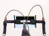 messenger bag / bike handlebar XS publicity banner beige & blue