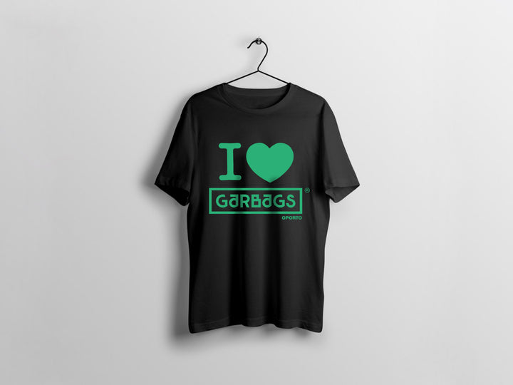 t-shirt I love garbags porto