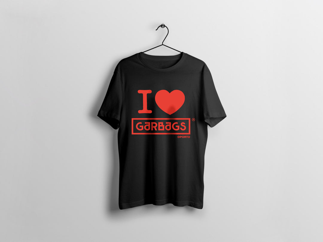 t-shirt I love garbags porto