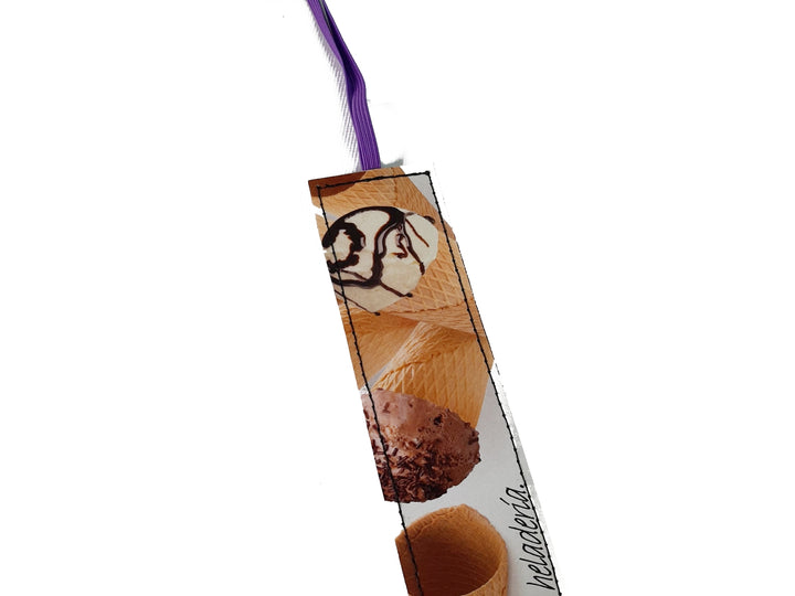 bookmark chocolate package ice cream