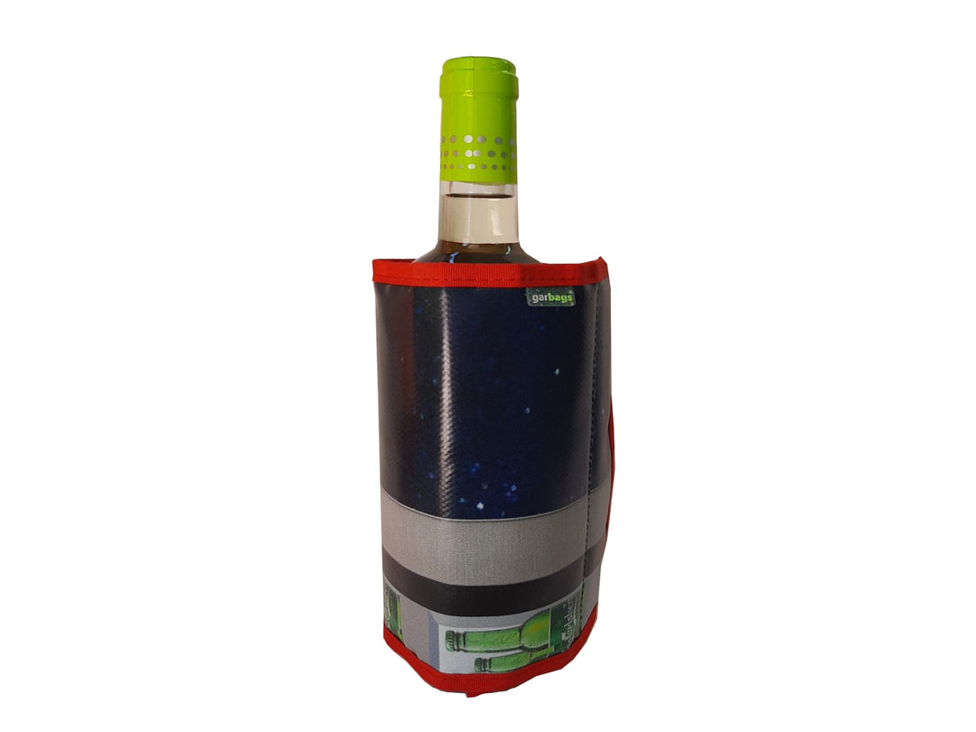 bottle sleeve cooler publicity banner grey