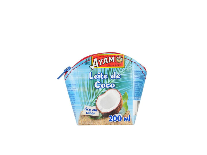 coin purse tetrapak coconut milk blue - Garbags