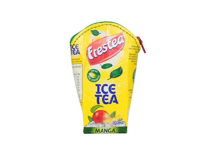 coin purse tetrapak ice tea yellow - Garbags