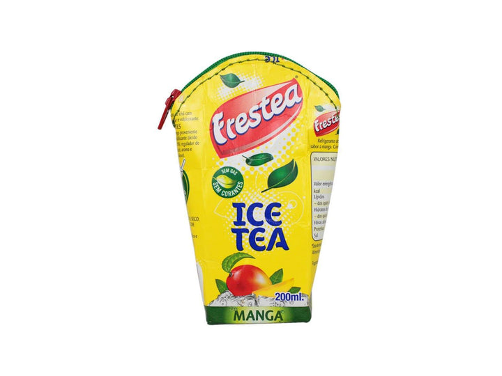coin purse tetrapak ice tea yellow - Garbags