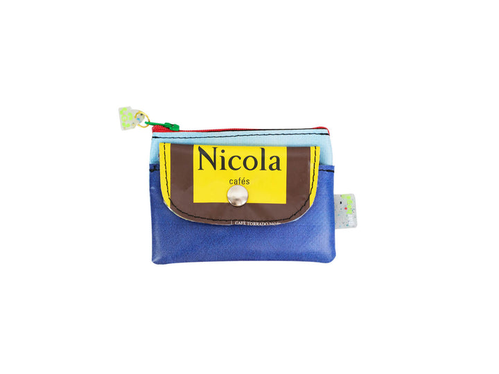 pop purse coffee package yellow & brown