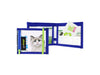 document holder cat food package blue - Garbags