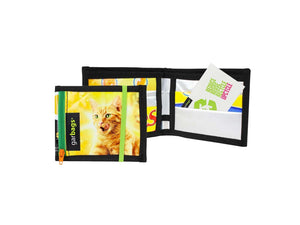 document holder cat food package yellow - Garbags