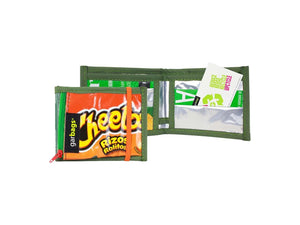 document holder chips package orange & green - Garbags