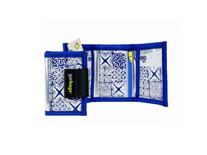 document holder coffee package blue tiles - Garbags