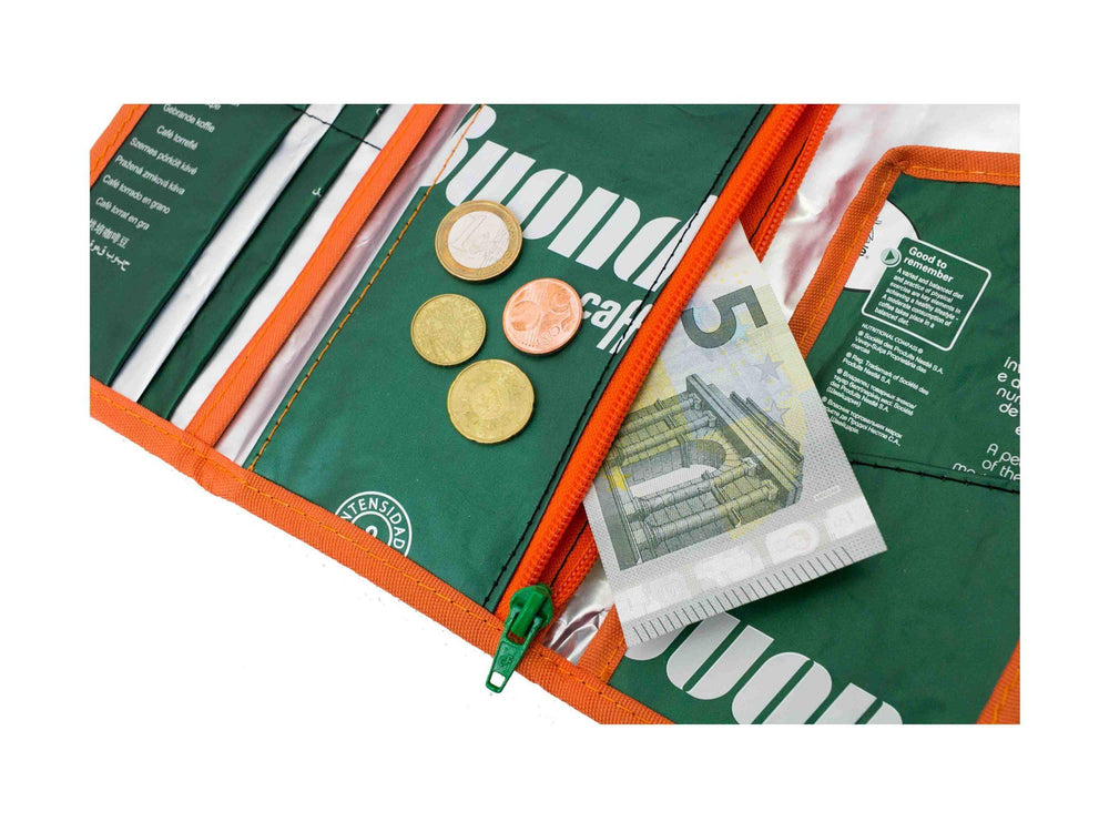 document holder coffee package green - Garbags