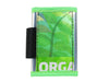 document holder coffee package green & red flowers - Garbags