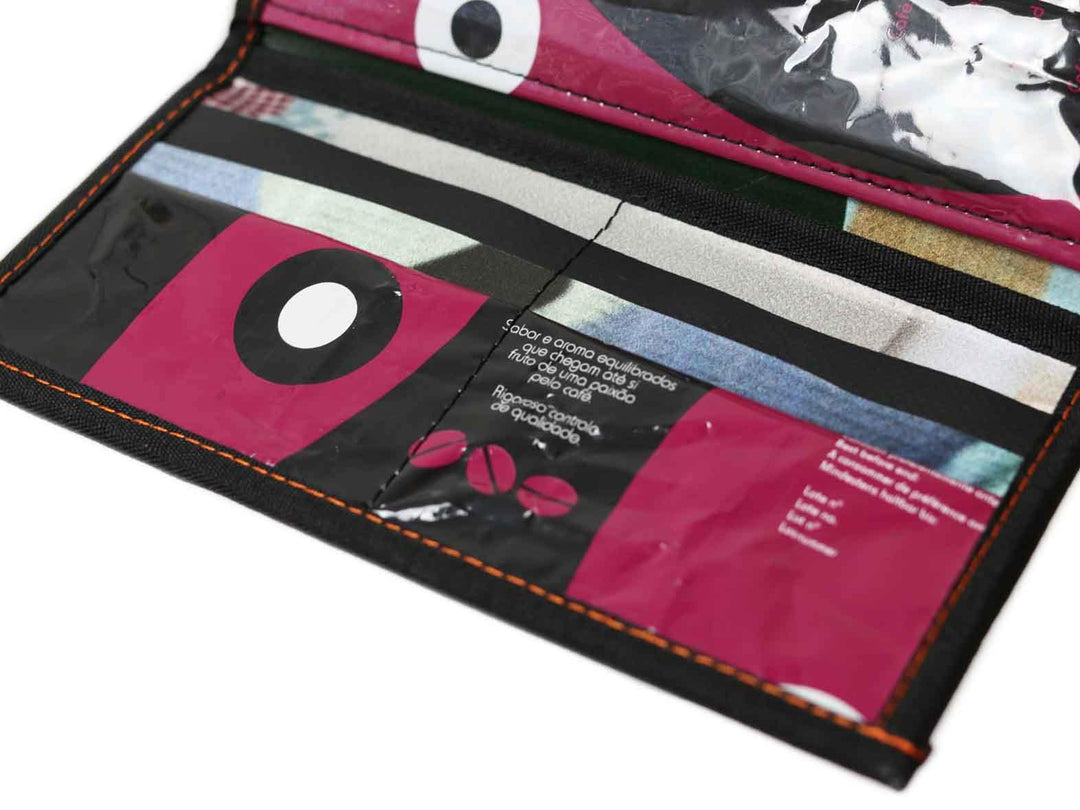 document holder coffee package purple & black - Garbags