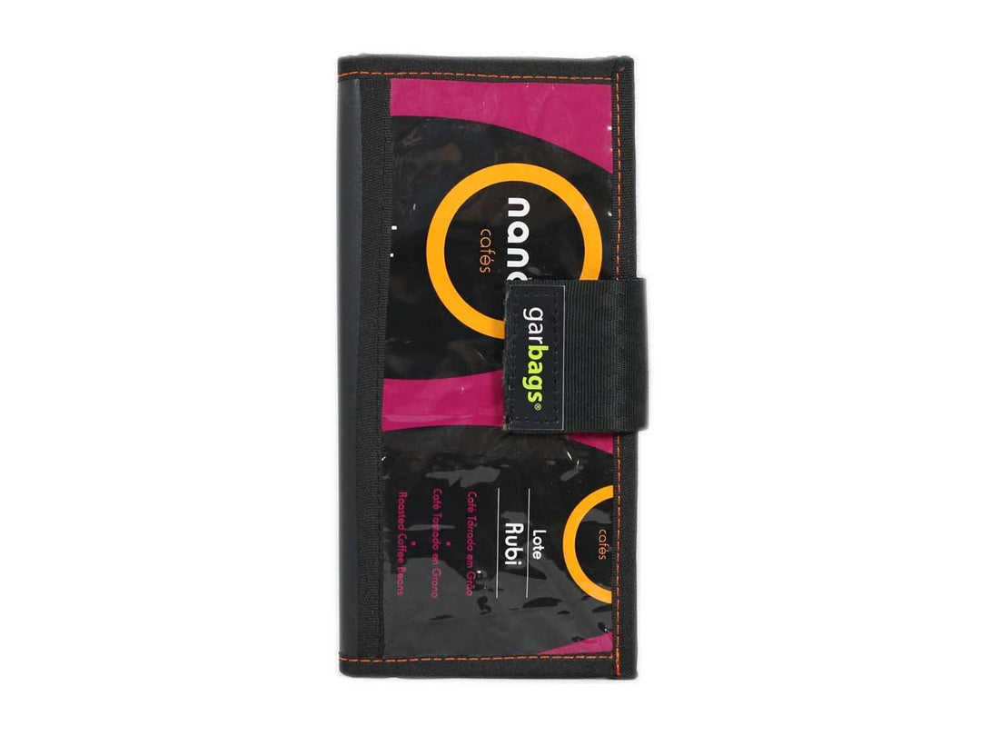 document holder coffee package purple & black - Garbags