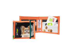 document holder dog food package orange - Garbags