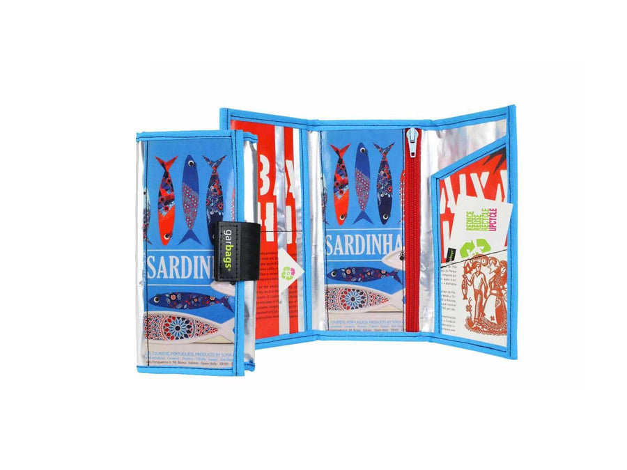 document holder *lisbon exclusive* coffee package blue sardines - Garbags