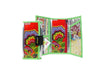 document holder *lisbon exclusive* coffee package green & red flower - Garbags