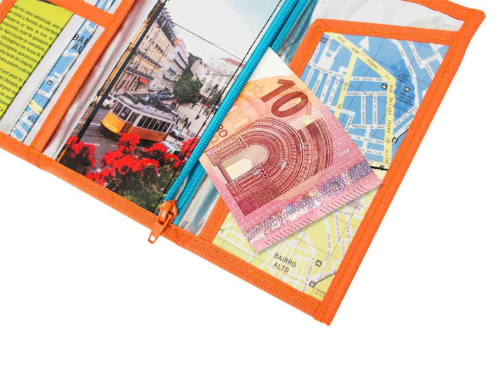 document holder *lisbon exclusive* coffee package orange tram chiado - Garbags