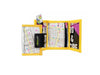 document holder *lisbon exclusive* coffee yellow map - Garbags