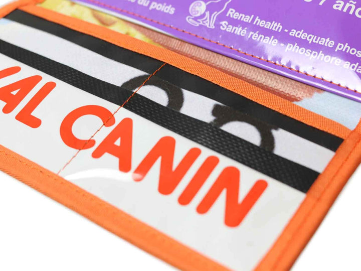 document holder pet food package cat orange - Garbags