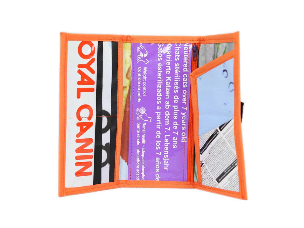 document holder pet food package cat orange - Garbags