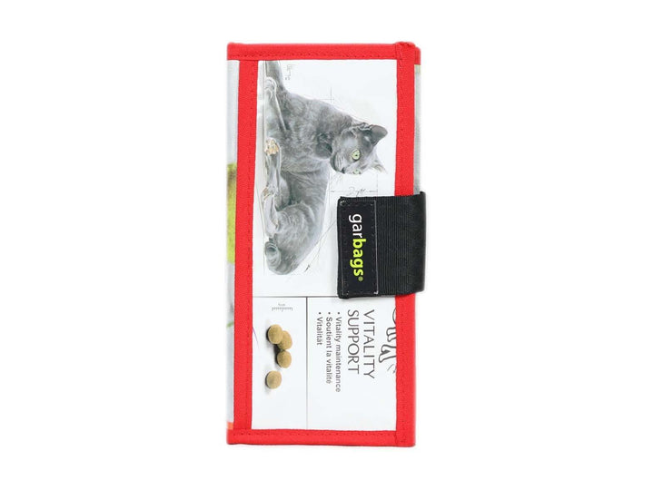 document holder pet food package cat white & red - Garbags