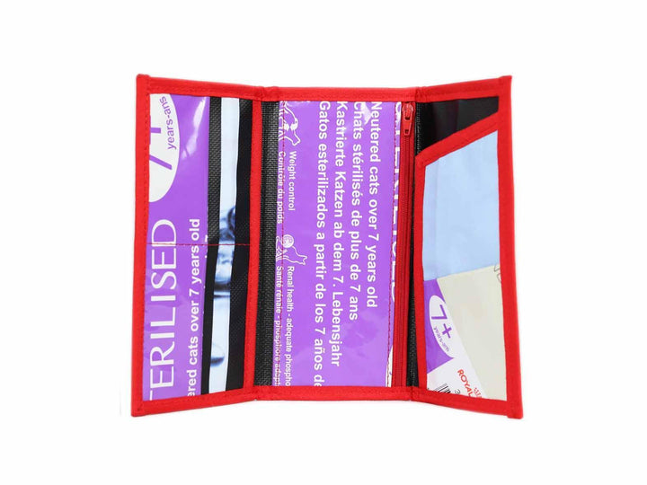 document holder pet food package cat white & red - Garbags
