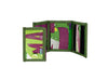 document holder publicity banner purple & green pattern - Garbags