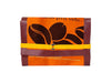 elastic wallet coffee packages orange