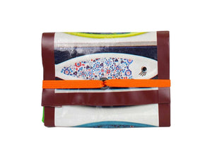 elastic wallet *lisbon exclusive* brown sardines - Garbags