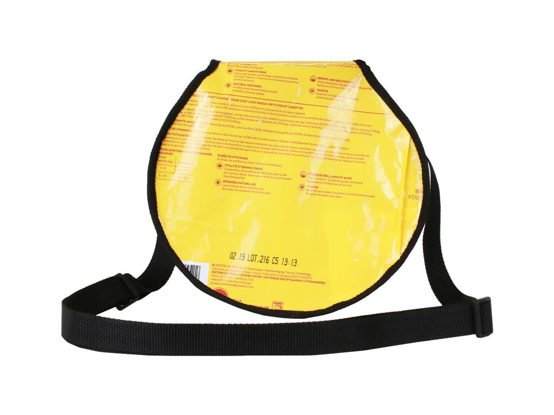 espresso bag cat food package yellow - Garbags