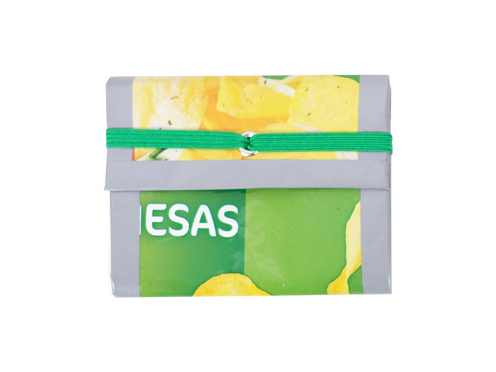 elastic wallet chips packages green