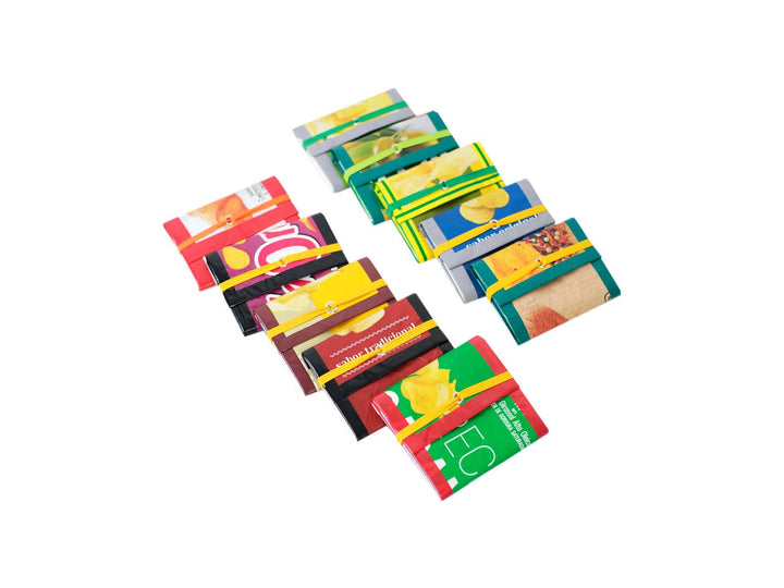 elastic wallet chocolate packages brown