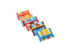elastic wallet chocolate packages cookies red yellow