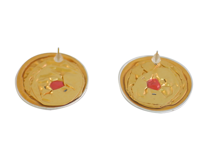 stud earrings blue bird coffee capsules
